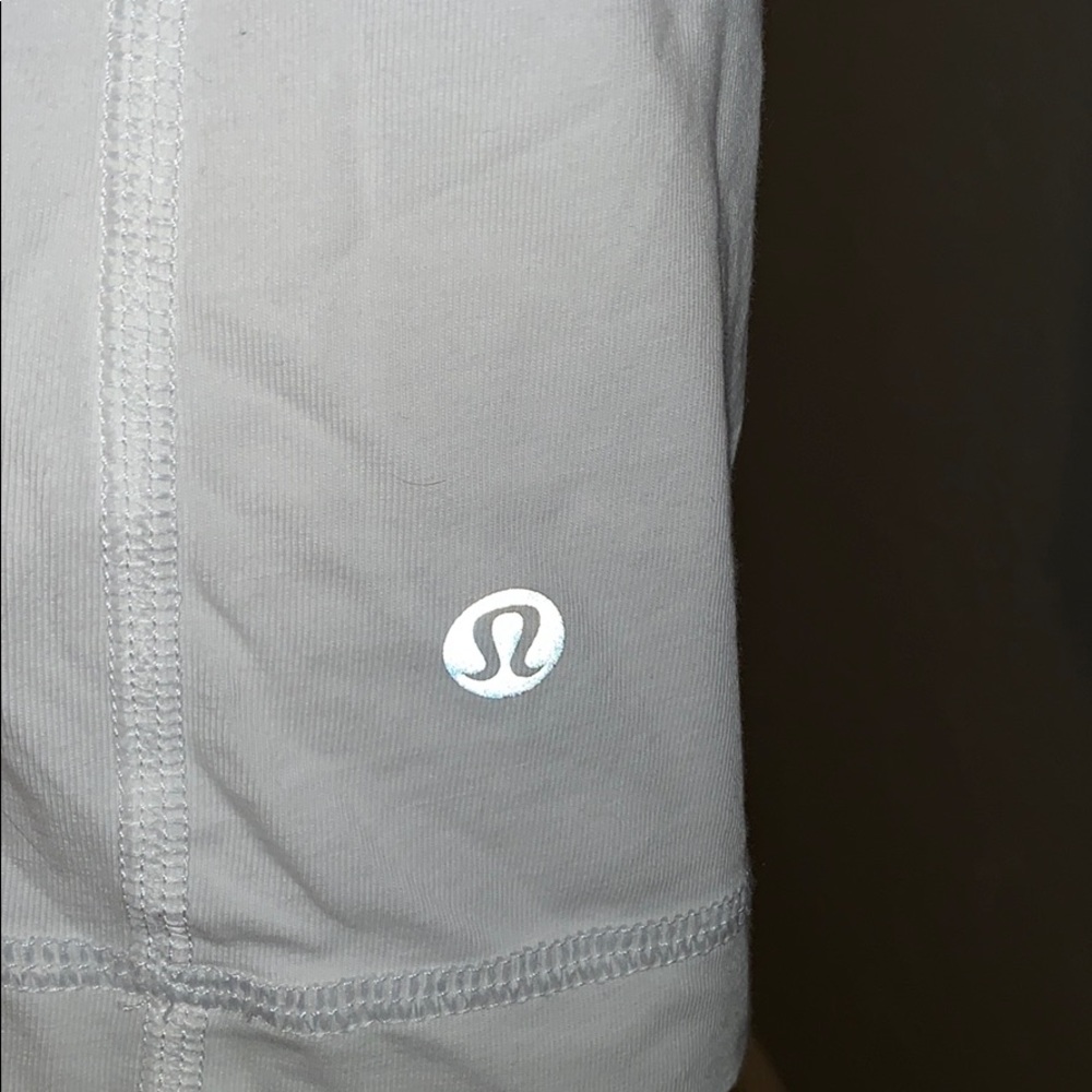 LULULEMON plain white tee workout shirt MEN MEDIUM